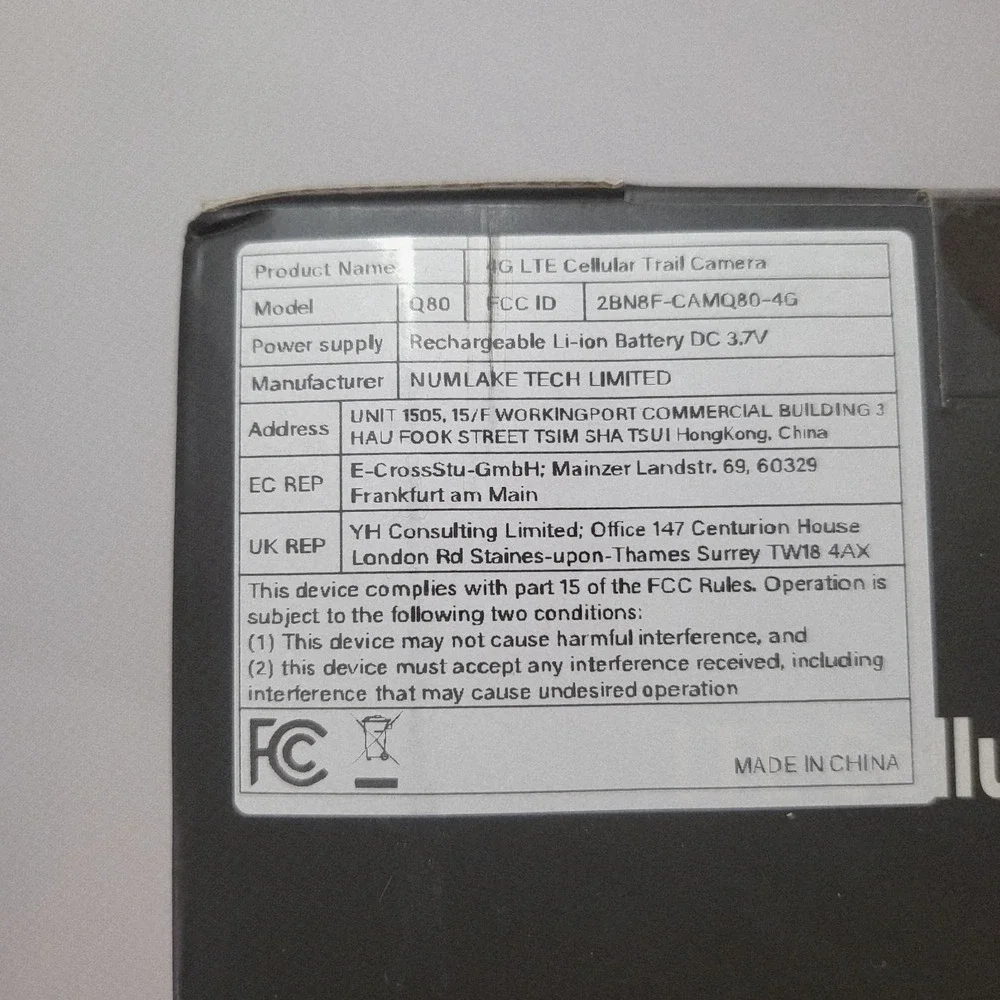 4G LTE Cellular Trail Camera with‎ Solar Panel Game Cameras Live New In Box
